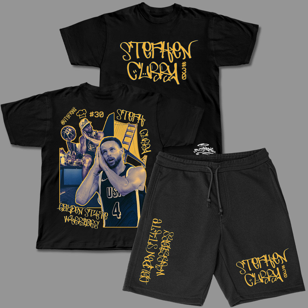 Stephen Curry - Golden State Warriors Komplet Majica + Šorc