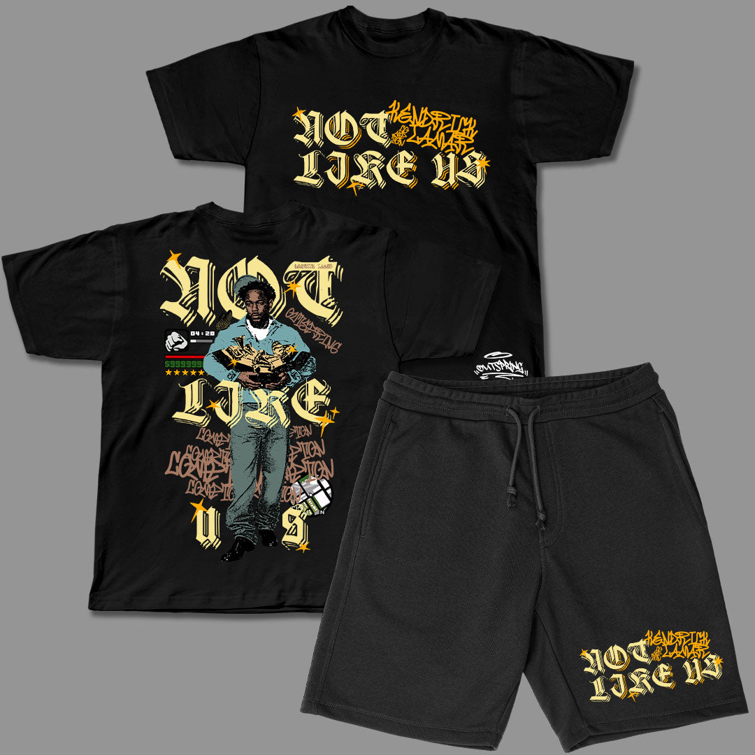 Kendrick Lamar - Not Like Us V3 Komplet Majica + Šorc