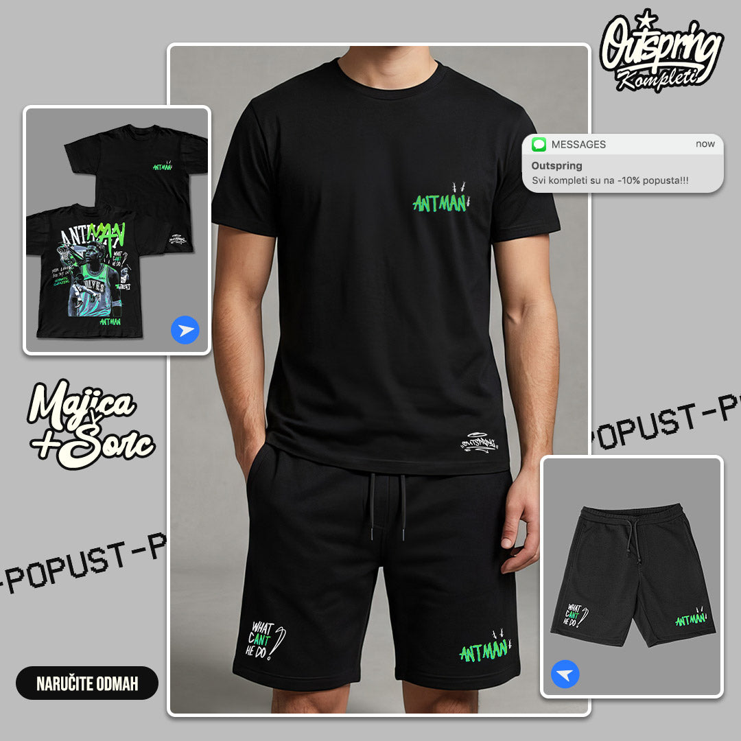 Anthony Edwards - Antman Komplet Majica + Šorc