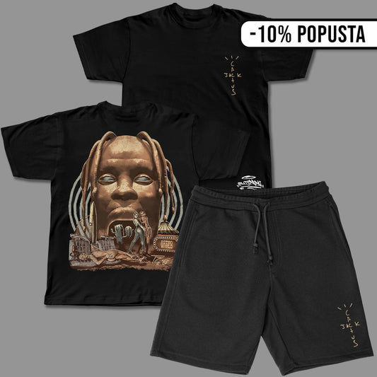 Travis Scott - ASTROWORLD V3 Komplet Majica + Šorc