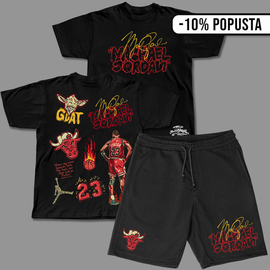 Michael Jordan - GOAT Premium Komplet Majica + Šorc