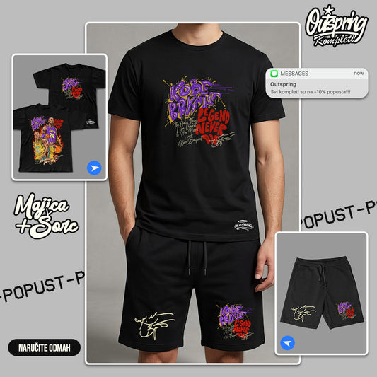 Kobe Bryant - Black Mamba V2 Premium Komplet Majica + Šorc