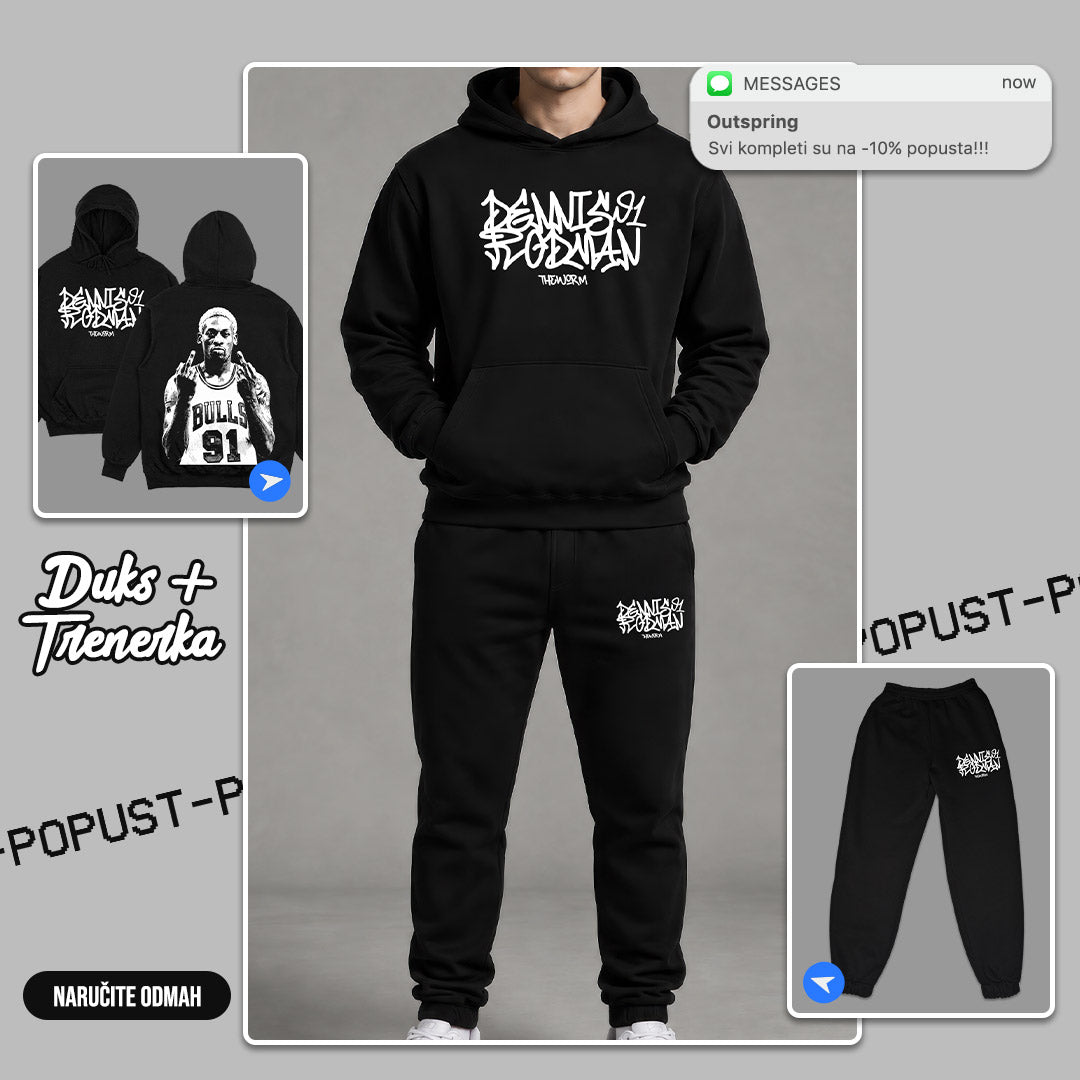 Dennis Rodman - NBA V4 Komplet Duks + Trenerka