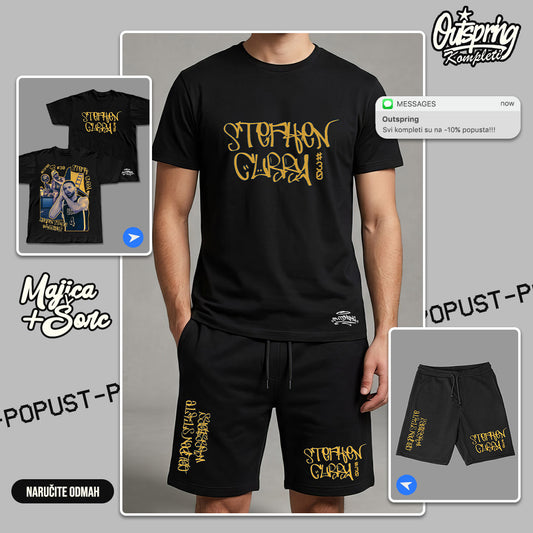 Stephen Curry - Golden State Warriors Komplet Majica + Šorc